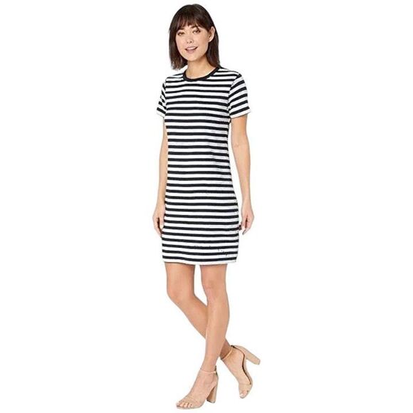 NWT Lauren Ralph Lauren Sequined Short Sleeve striped  Dress sz S - Picture 1 of 8